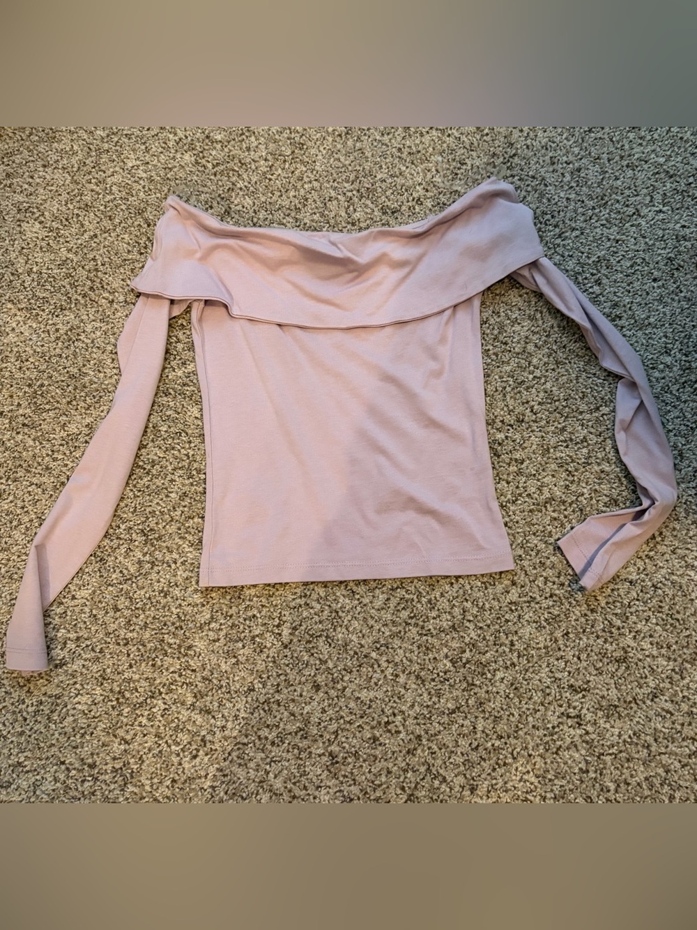 Full Tilt Off‑Shoulder Long Sleeve Top